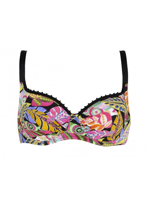 LA FRIDA ANTIGEL UNDERWIRED BALCONETTE BIKINI TOP