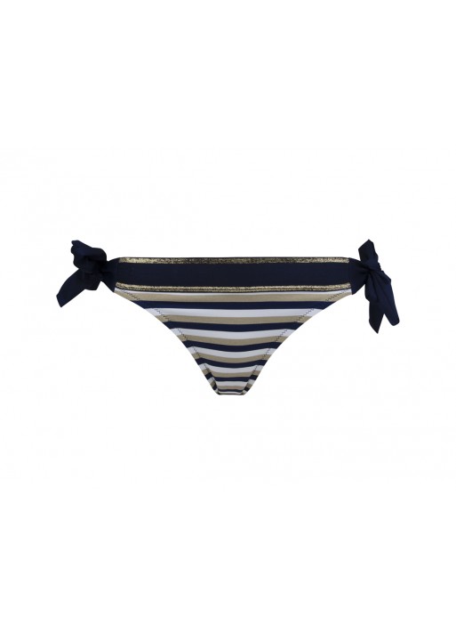 LA BELLE A BORD TIE SIDE BIKINI BRIEF