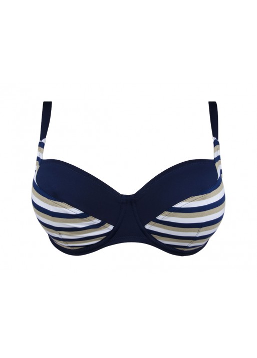 LA BELLE A BORD UNDERWIRED BALCONETTE BIKINI TOP